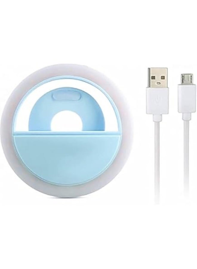 Ring Light Selfie Mobile Phone Rechargeable LED Camera Light for Video Shooting, Laptop Light for Video Conferencing (All Color Light and Flash) - Image 2