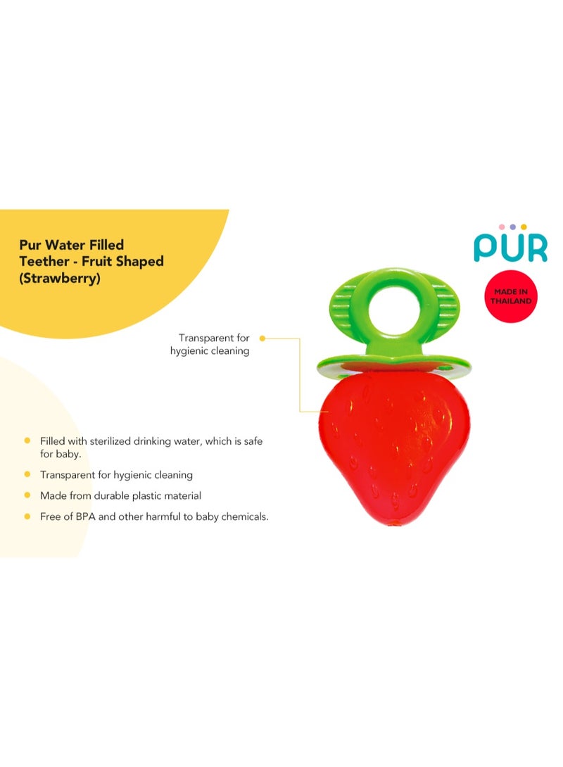 PUR Water-Filled Teether - Fruit Shape - Effective Soother for Babies 6 Months and Up - Image 4