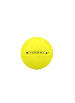 Wilson Duo Soft Yellow 12 Golf Balls  Color: Yellow  - Image 5