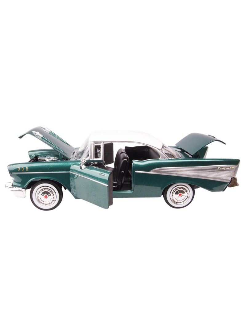 Motormax 1957 Chevrolet Bel Air Die-Cast Model Car â€“ 1:24 Scale - Image 5