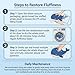 MUPI Whale Stuffed Animals Plush Pillow 4 Size Cute Soft Cotton Plushies Pillows Kawaii Blue Whale Toy Gifts for Kids Boys Girls Adults Blue 33 Inch - Image 4