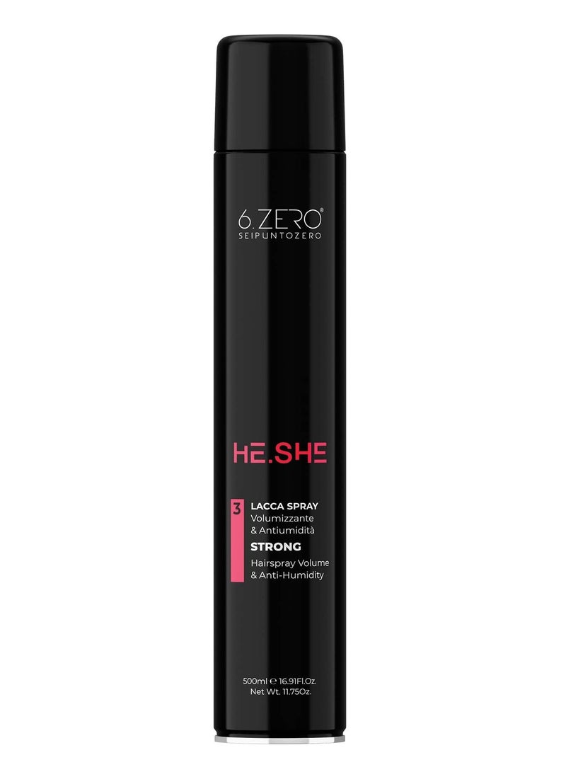 HE.SHE HAIRSPRAY STRONG 500 ML
