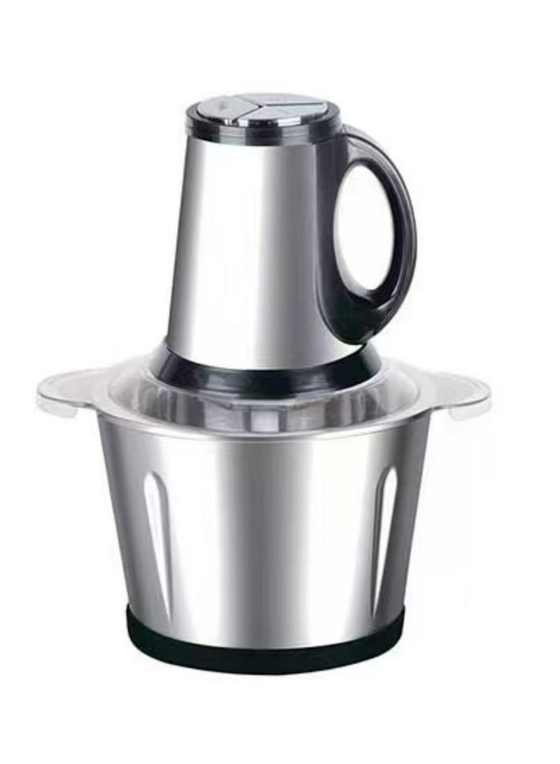 Denx 850W Electric Meat Grinder & Food Chopper – 5L Stainless Steel Bowl, 5 Blades, Multifunction Processor for Meat, Vegetables & Fruits - Image 1