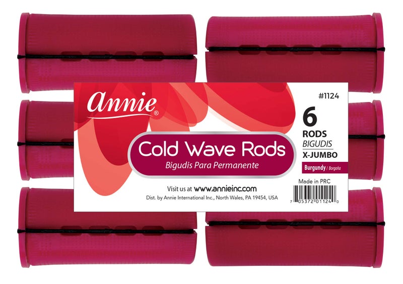 Annie 3 Packs of Annie Cold Wave Rods (Xtra Jumbo) #1124 6Pcs/Pack - Image 1