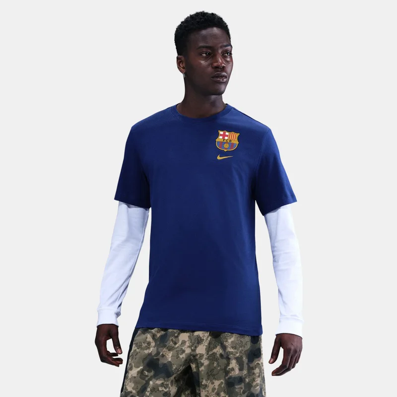 Nike Men's FC Barcelona Crest T-Shirt