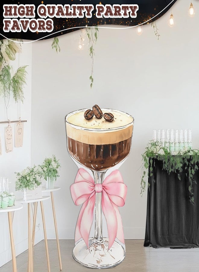 Colingmill 4ft Espresso Martini Birthday Decorations Pink A Tini Bit Older Party Backdrop Birthday Party Background Decor for Women Bar Wedding Bachelorette Bridal Shower Supplies - Image 2