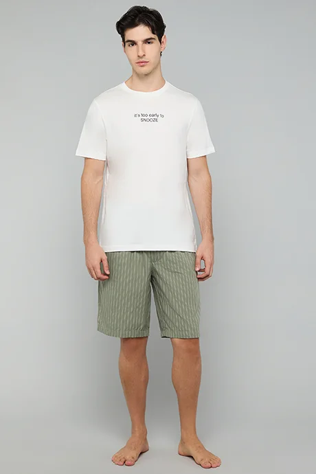 أر أند بي Printed Shorts Lounge Set