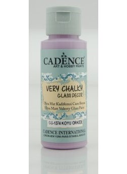Cadence - Dark Orchid - Very Chalky Enamel Glass Ceramic Paint 59 ml - Image 1