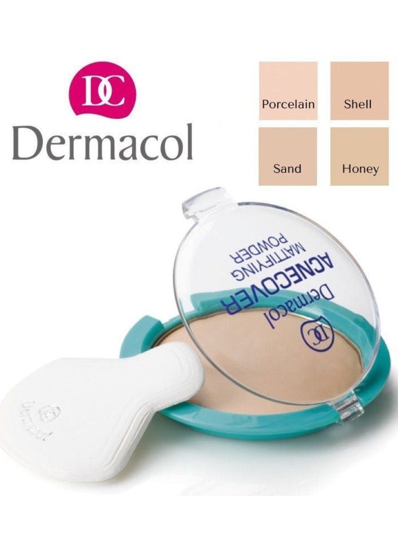 Dermacol Acne Cover Mattifying Powder - shell 11g - Image 2
