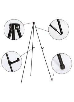 Y&D 2 Pack Easel Stand for Wedding Sign 69 Inch Adjustable Easels Display Painting Large Floor Metal Tripod with Portable Bag Fit Lobby Exhibition  - Image 4