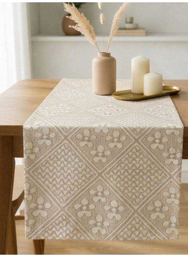 Intex Curtains House Amina Linen Table runner – Heavy Duty Premium Flax Fabric, Stain Resistant & Washable Table Cloth for Dining, Kitchen, Parties, and Coordinated Home Decor - Image 3