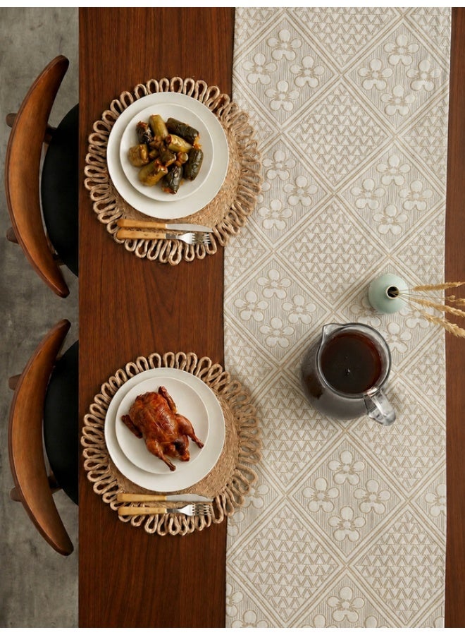 Intex Curtains House Amina Linen Table runner – Heavy Duty Premium Flax Fabric, Stain Resistant & Washable Table Cloth for Dining, Kitchen, Parties, and Coordinated Home Decor - Image 4