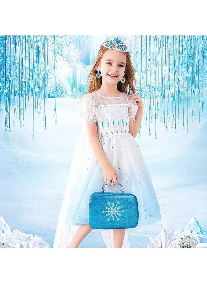 Girl Makeup Box Toy Set, With Storage Box, A Variety Of Practical Tool Combinations, Blue - Image 5