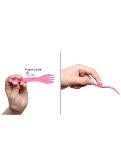 Omielife OmiePod & Utensil Set Bubble Pink  - Image 3