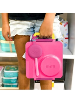 Omielife OmiePod & Utensil Set Bubble Pink  - Image 2