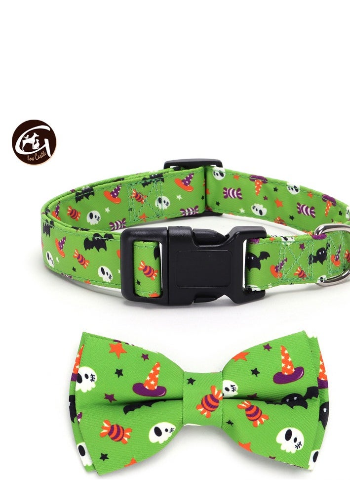 xozgdovg Halloween dog collar 