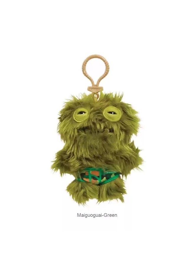Generic - Fuggler Big Teeth Cute Tooth Monster Pendant Funk Tooth Treasure Ugly Monster Doll Plush Keychain - Image 1