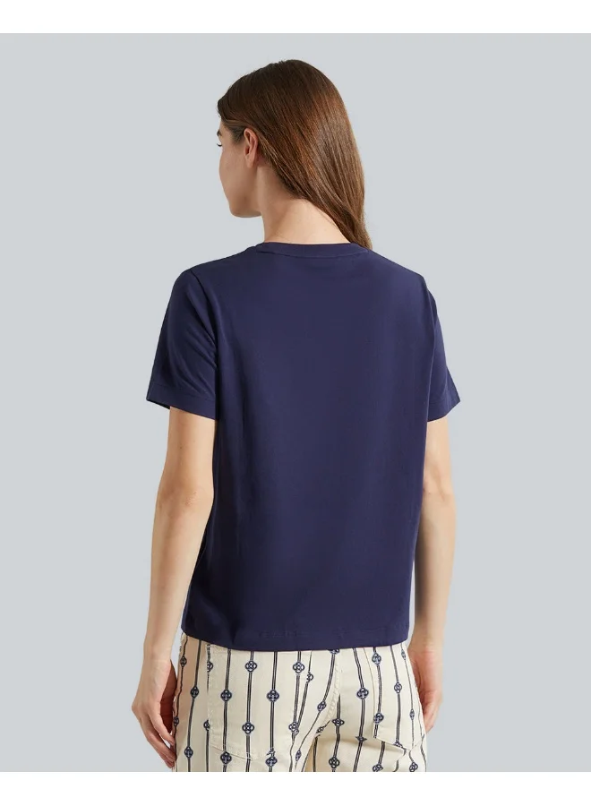 غانت Regular Fit Arch Short Sleeve T-Shirt