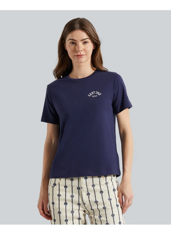 GANT Regular Fit Arch Short Sleeve T-Shirt
