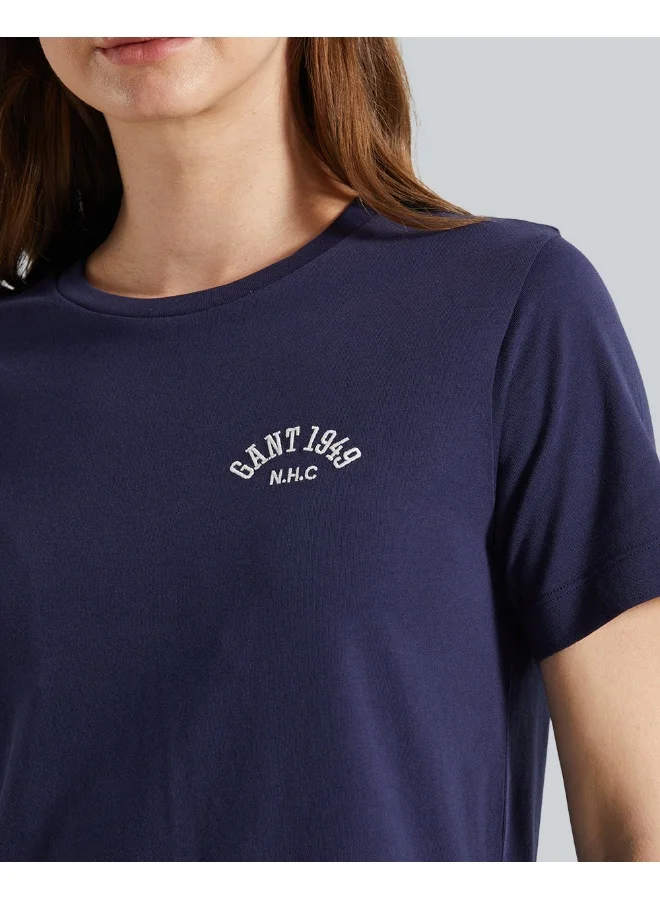 غانت Regular Fit Arch Short Sleeve T-Shirt
