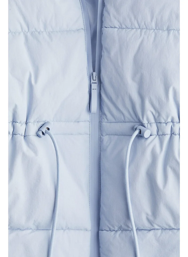 H&M Oversized drawstring-waist puffer jacket