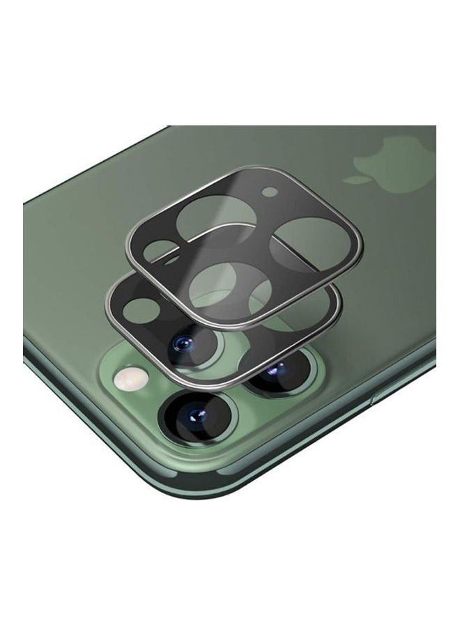 IAF 2 Pack For Iphone 11 Pro Max Shockproof Camera Lens Protector, 3D Utlra Thin Anti-Scratch Hardness Full Coverage Tempe Glass Film For Iphone 11 Pro/11 Pro Max Camera Lens Protector- Silver 