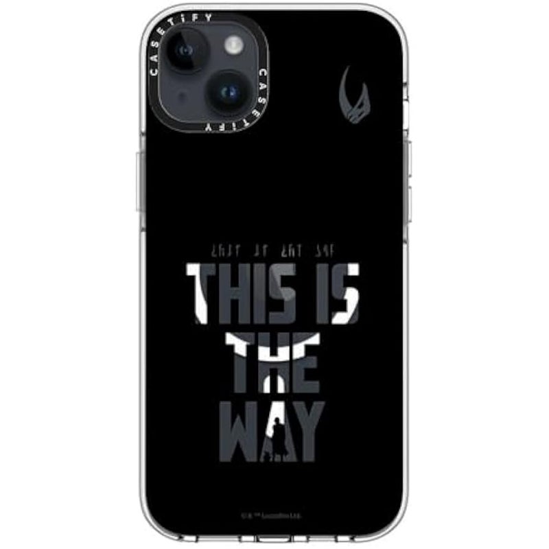 Casetify Clear iPhone 14 Plus Case 【Mandalorian Co-Lab/Not Yellowing / 6.6ft Drop Protection/Compatible with Magsafe】 - This is The Way - Black - Clear - Image 5