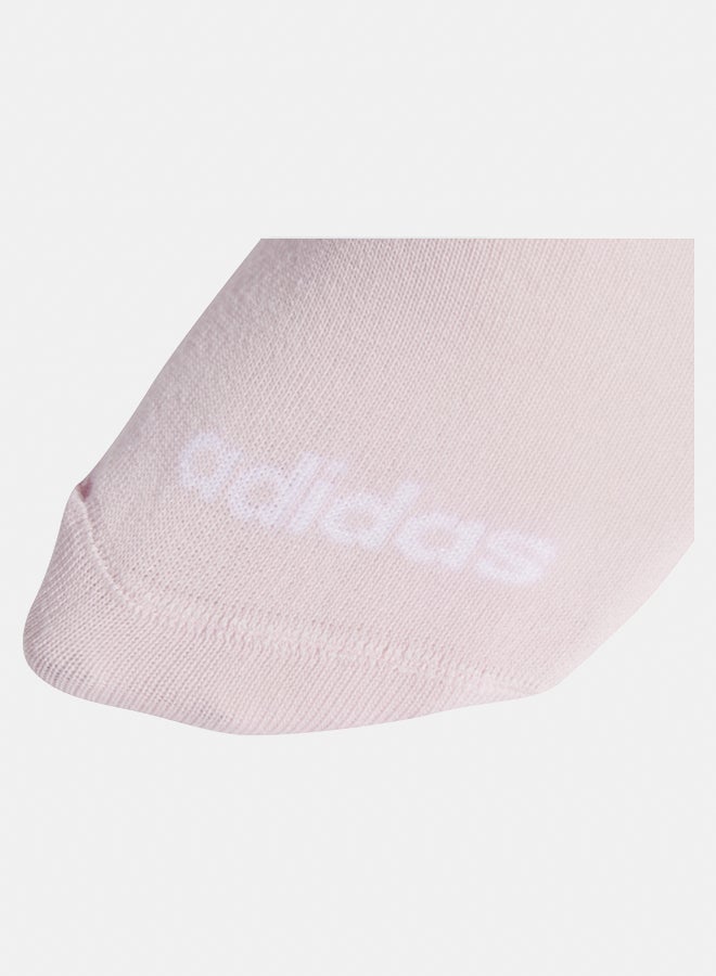 Adidas thin linear 3 pair pack unisex no show socks  - Image 2