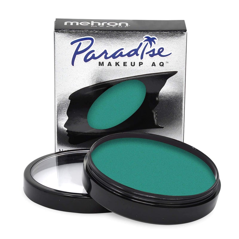 Mehron Makeup Paradise Makeup AQ Pro Size | Stage & Screen Performance, Face & Body Painting, Beauty, Cosplay, and Halloween | Water Activated Face Paint, Body Paint 1.4 oz (40 g) - Deep Sea - Image 1