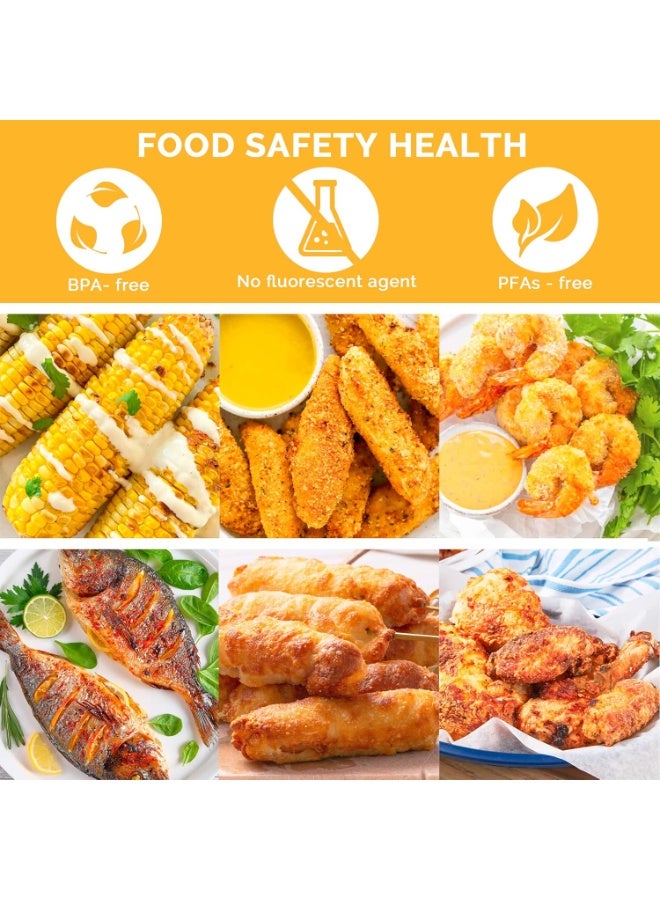 Fresh Air fryer Disposable Paper Liner – 6.3 Inches / 16 CM - Grease and Waterproof Oven Round Sheets - Nonstick Parchment Paper for Air Fryer – Non Stick Basket Liners for Baking Cooking – 100 PCS - Image 5
