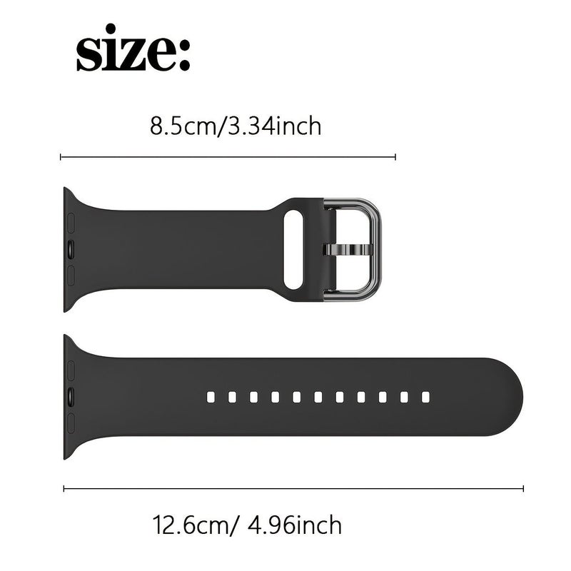 حزام رياضي سيليكون بنفسجي فاتح متوافق مع ساعات Apple Watch مقاس 42 و44 و45 و49 ملم - Image 2