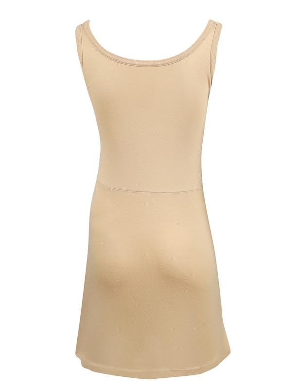VSTAR Cotton Regular Fit Full-Length Camisole For Girls White, 7-8 Years - Image 4