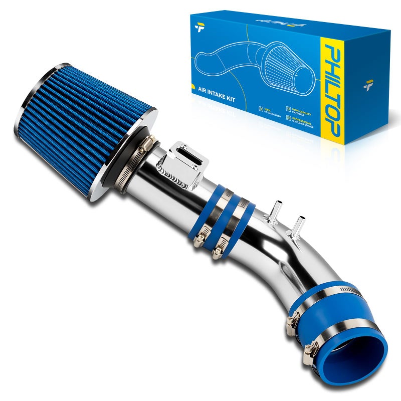 PHILTOP Cold Air Intake Blue Tube Compatible With Honda Accord 20042007 24L Blue