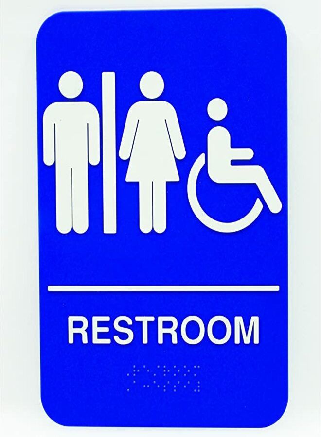 علامة برايل ، يمكن الوصول إليها من قبل النساء / الرجال