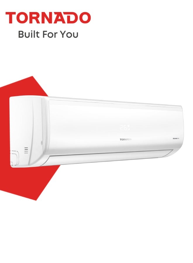 TORNADO Split AC 1.5 Ton 18100 BTU Inverter - Cool Only, T3 Tropical Compressor, Golden Fin Protection, I Feel Smart Control, Plasma Shield, 4M Pipes, TH-LX18CHK TH-LX18CHK - White TH-LX18CHK white - Image 3