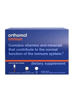 Orthomol Immun Vial, Immune Support Supplement,Capsule 30-Day Supply, Vitamins A, B, C, D, E, Zinc, Iodine  - Image 1