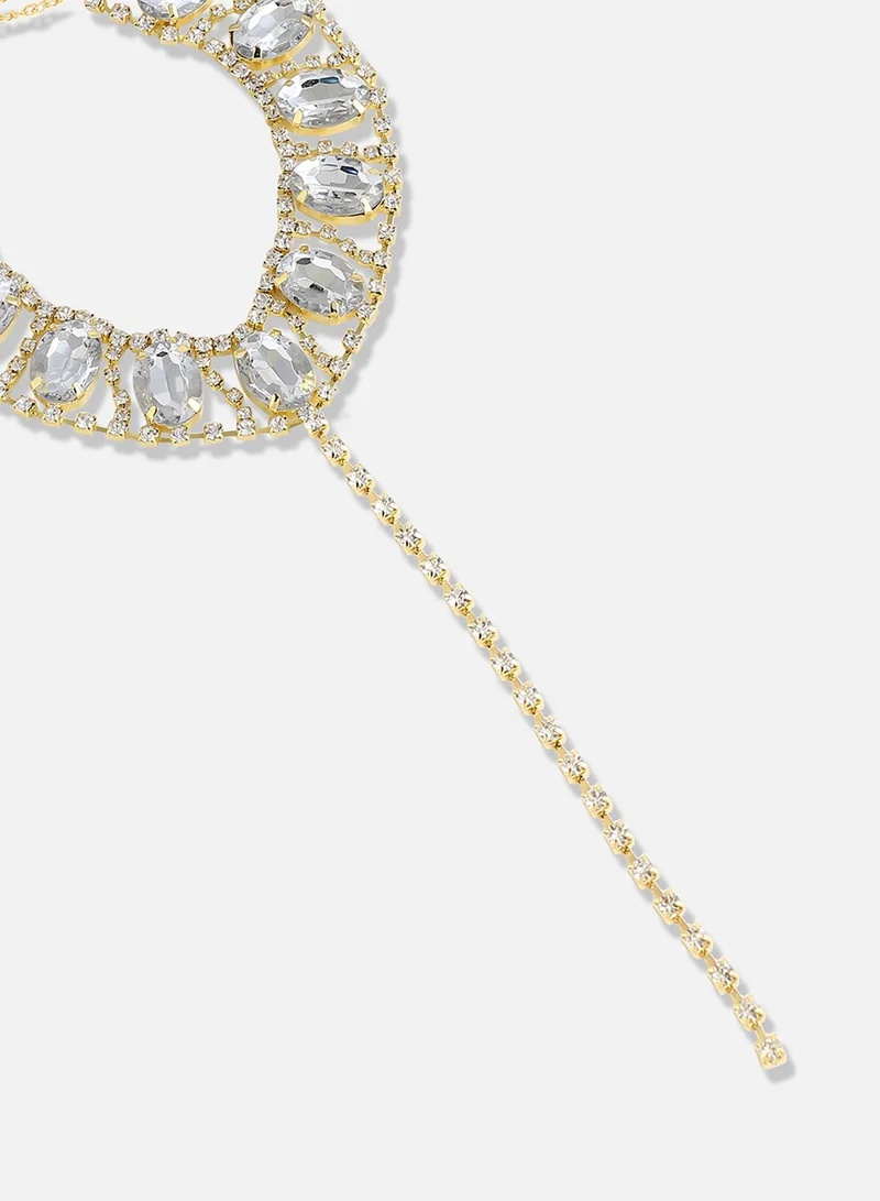 سوهي قلادة مصممة للحفلات مطلية بالفضة