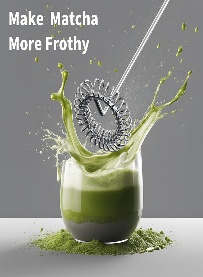 supvtr Matcha Whisk & Frother Set - Electric whisk - Electric Matcha Mixer, Easy to Use Macha Wisk Kit - Craft matcha Lattes with the Matcha Frother - Image 3