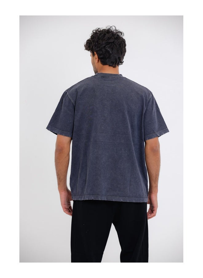 WHITE RABBIT "WAKE UP" Comfy Round Neck T-shirt - Image 3