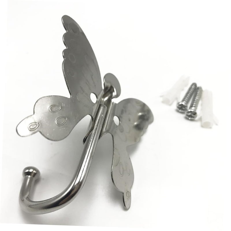 4Pcs Stainless Steel Wall Hooks Modern Coat Towel Hook For Bathroom Kitchen Bedroom - Image 5