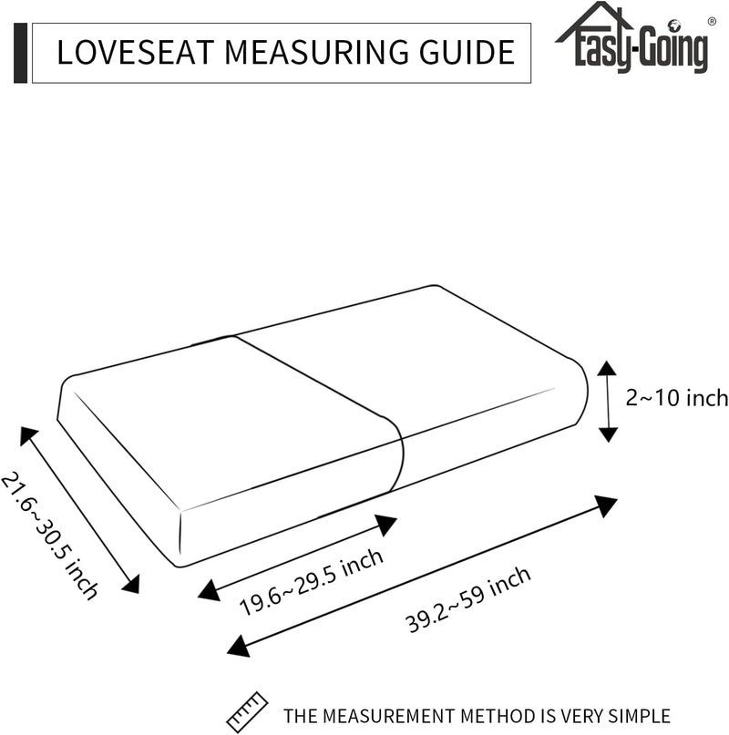 إيزي-جوينج أغطية وسائد الفناء المقاومة للماء من Easy-Going، غطاء فقط 24x24x4 بوصة، عبوة من قطعتين، بديل غير قابل للانزلاق لوسائد الجلوس الخارجية مع سحاب، أحمر عيد الميلاد. - Image 3