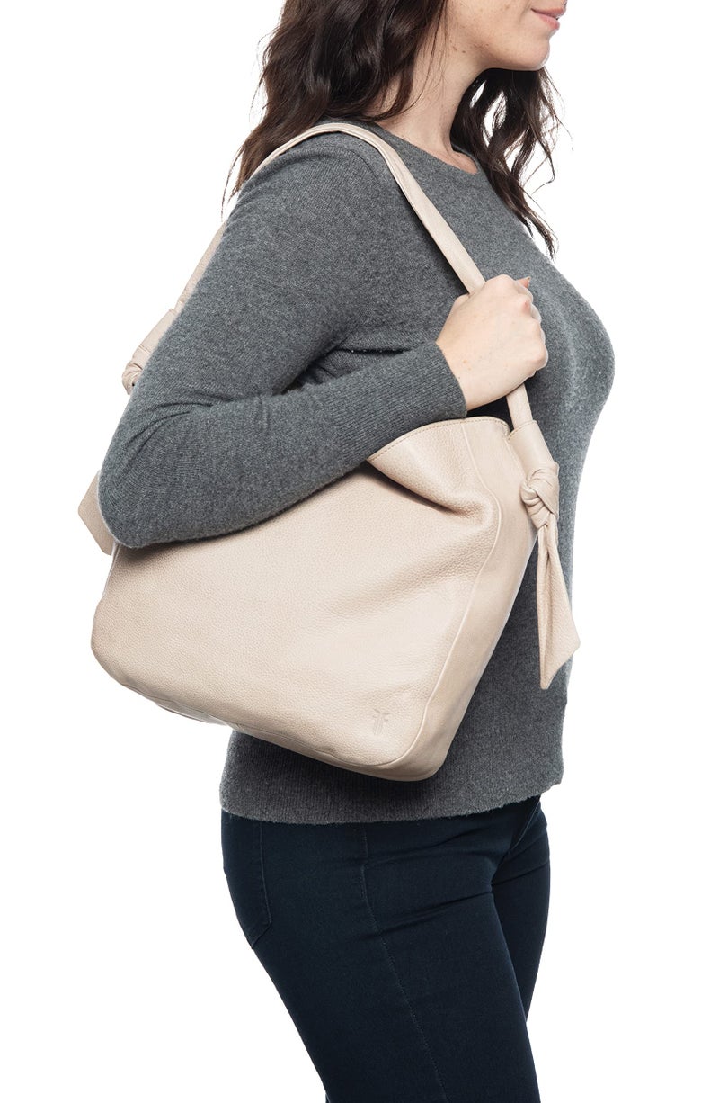 Frye Nora Knotted Hobo, Cream - Image 5