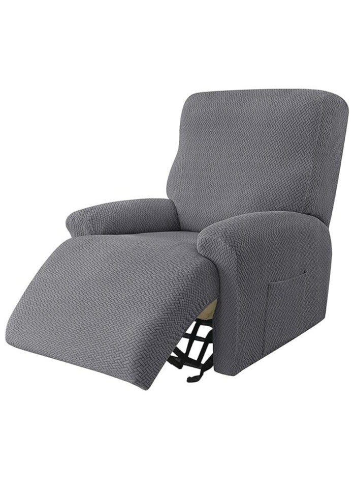 عام 4-قطعة كرسي تمتد أريكة الشريحة كرسي غطاء 1-مقاعد أريكة الغطاء الواقي الأثاث لينة الغطاء الواقي مع مرونة غطاء كرسي نمط الجاكار - Image 1