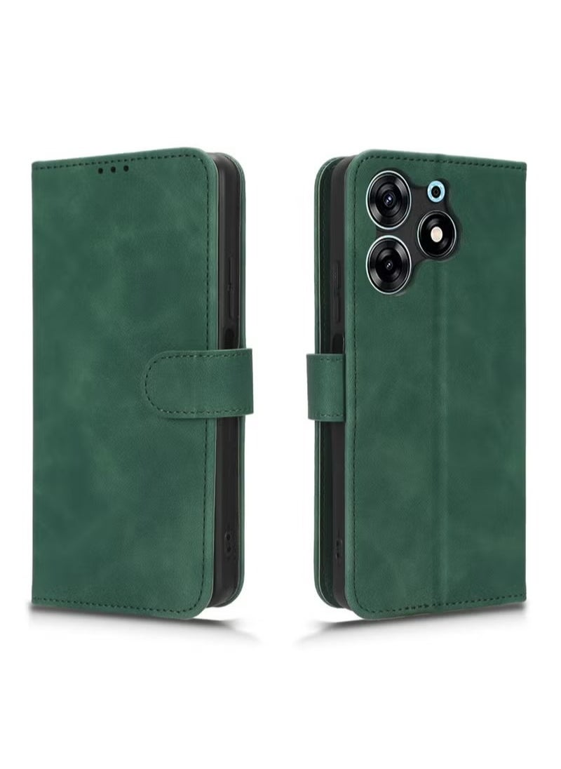 X-level TECNO Spark 10 Pro 4G Phone Case Cover with Full Body Camera Len Protector PU Leather Wallet Card Holder Shockproof Protective Back Cover with Release Hand Phone Holder Daily Video Kickstand  - Image 4
