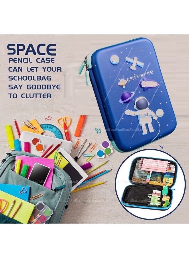 FunBlast Space Pencil Case For Kids, Space Theme Return Gifts, Pencil Pouch, Pencil Box, Pencil Case For Boys, Space & Astronaut Theme, Ethylene Vinyl Acetate (EVA) Multicolor - Image 4