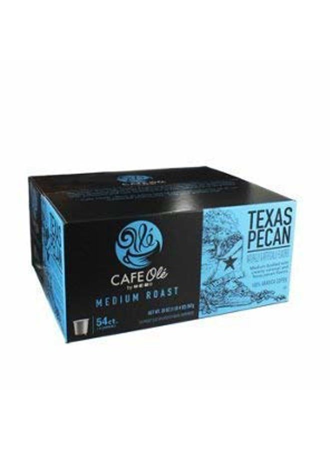 HEB cafe ole Texas pecan single serve coffee 54 count
