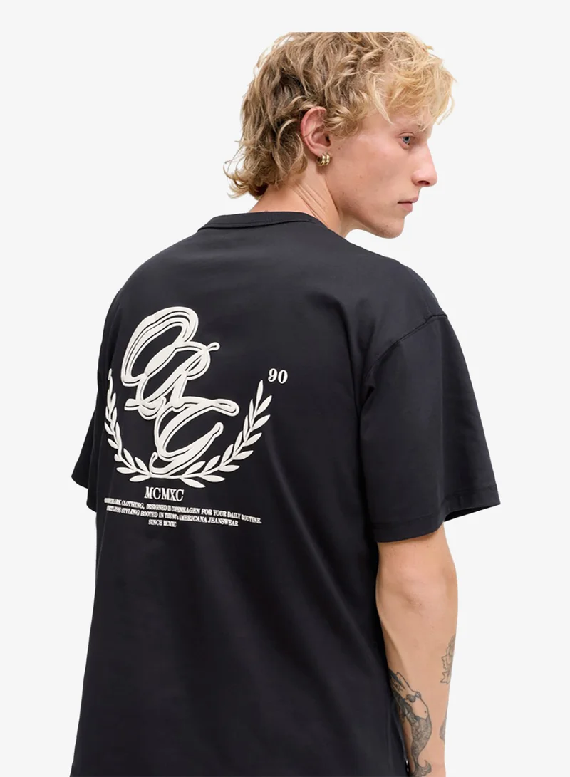 JACK & JONES  Graphic Crew Neck T-Shirt for Men | Best Price UAE