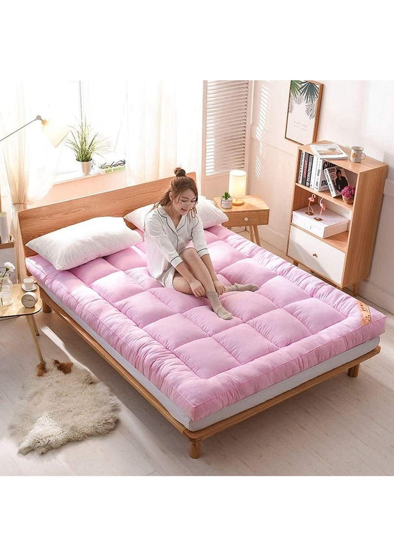 DubaiGallery Full Mattress Pad / Cotton Quilted Fitted Cooling Mattress Topper with Soft Snow Down Alternative Fill, Breathable Mattress Protector - Image 1