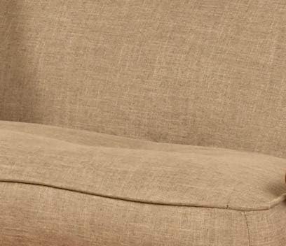 FutonX Futon Cover Only Linen Textile Fabric Collection Fits 68 inch Futons Mattress Full Size Light Grey 