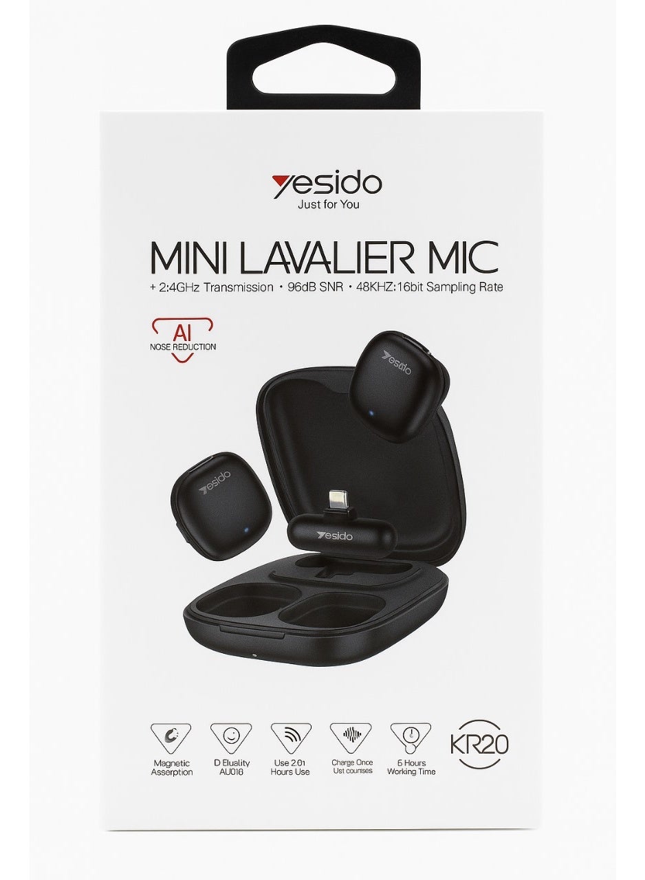 Yesido Yesido KR20 Mini Lavalier Mic Lightning Z7529D4685599154C3B15Z